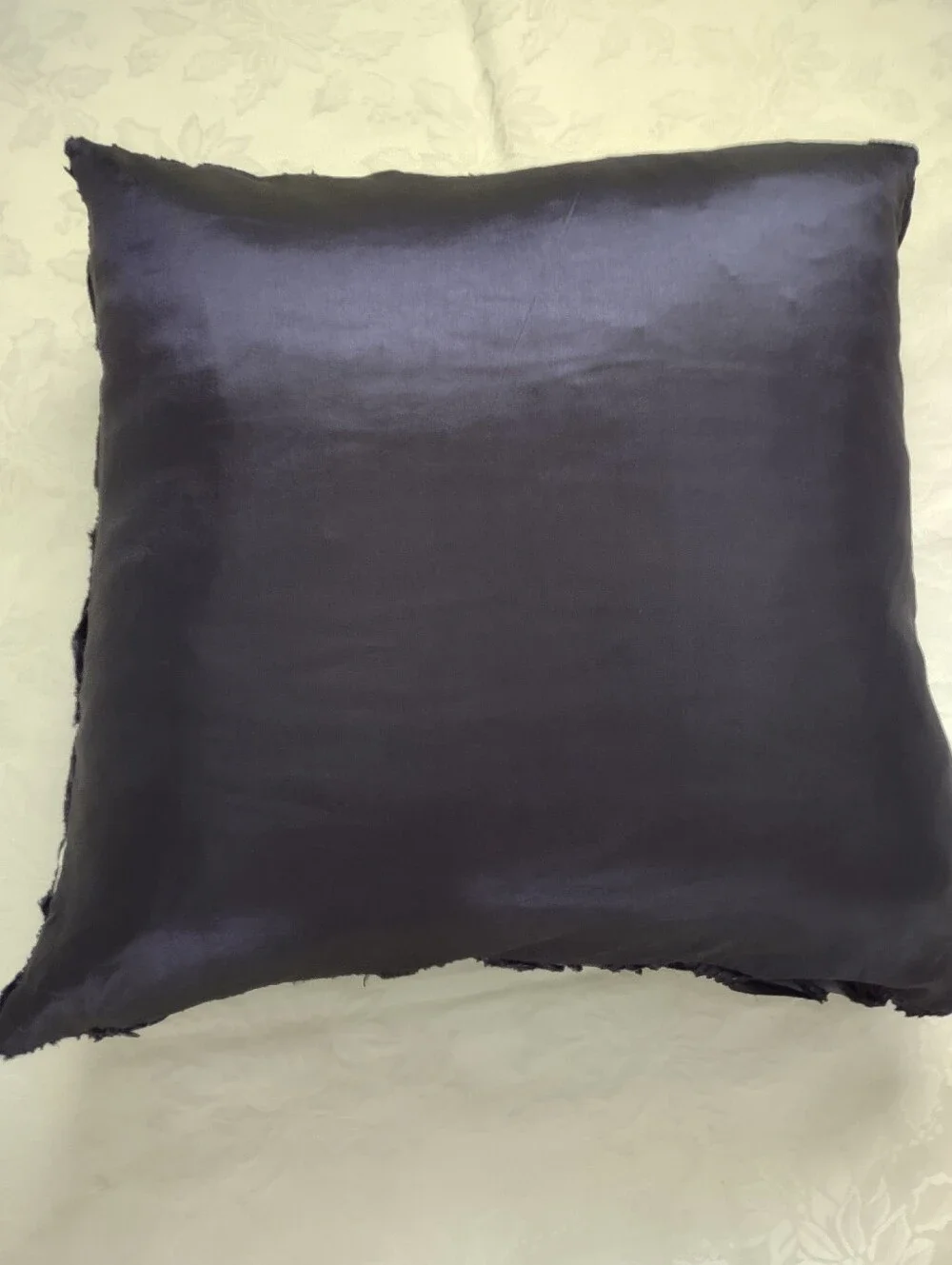 Eggplant Purple Rosette Duck Feathers Pillow Rodeo Home